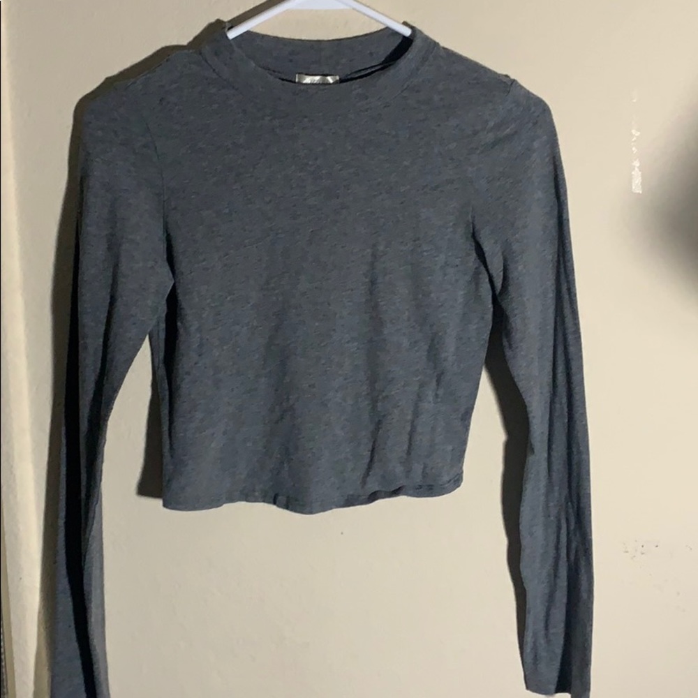 dark gray long sleeve